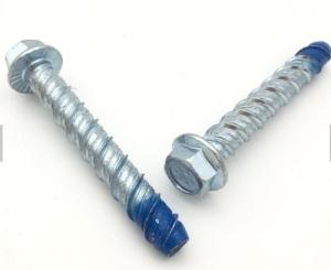 Quality Galvanized Zinc Plated Concrete Screw Anchor Self Drilling For Automobile Industry wholesale