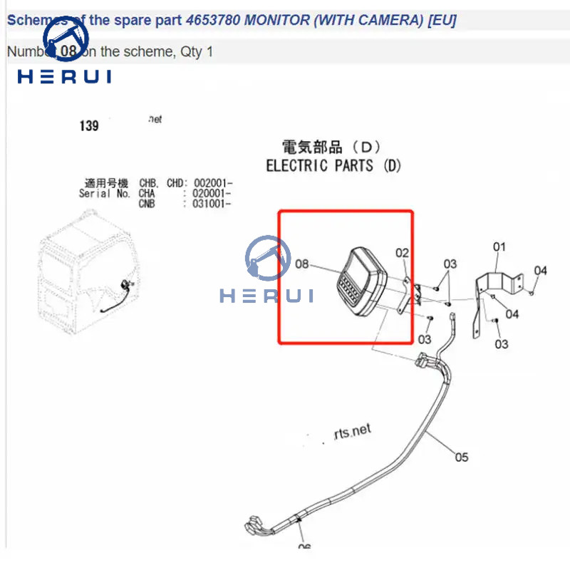 ZX200-3 ZX210-3 ZX240-3 ZX270-3 ZX330-3 ZX450-3 4652262 4631127 4653775 Monitor Display Panel For Hitachi