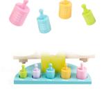 Tasteless Wooden Balance Scale Toy For Preschool Children