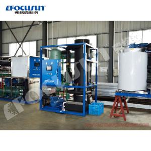 Quality R22 Refrigerant 6 Ton Heavy Duty Industrial Ice Tube Making Maker Machine for Food Shops wholesale
