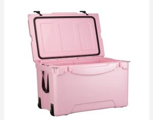 Quality 75L Wheeled Rotomolded Ice Box With PU Insulation wholesale