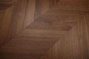 Quality Amazing American Walnut Chevron Parquet Wood Flooring, quality chevron flooring wholesale