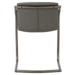 Elegant Nordic Style Metal Leather 770mm Modern Leisure Chair