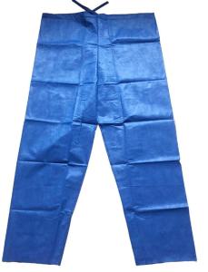 Quality Blue Color Patient Hospital Pants Soft Breathable With Belt OEM ODM wholesale