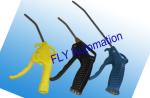 OEM Plastic Compressed Air Blow Gun Duster,TSK-007,TSK-007-L with 100mm 300mm
