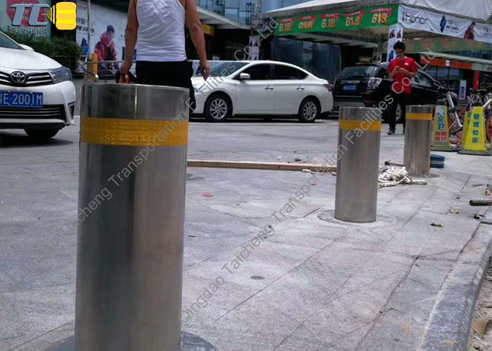 3S Fall Time Anti Corrosion Hydraulic Bollards Main Gate Entrance Security Barrier