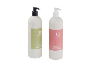 Quality 400ml Lotion Pump Bottle Biodegradable Cosmetic Containers For Shampoo Body Wash wholesale