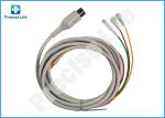 Nihon Kohden BJ-753P ECG Patient Cable 6 leads One Piece ECG Cable With Snap
