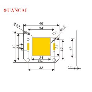 Quality Street Light US Bridgelux 2700K 100W Floodlight COB Chip wholesale