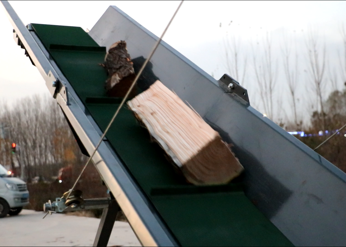 Powerful 20ton Gasoline Portable Split Wood Firewood Processor Machine for Forestry