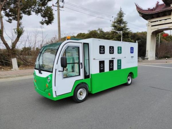New Energy Electric Four Wheel Garbage Collection Truck Electric Sanitation