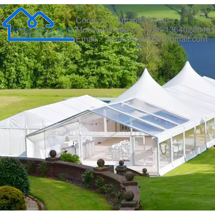 Outdoor Custom Camping Marquee Tent For Event Water Proof Aluminium Wedding Tent