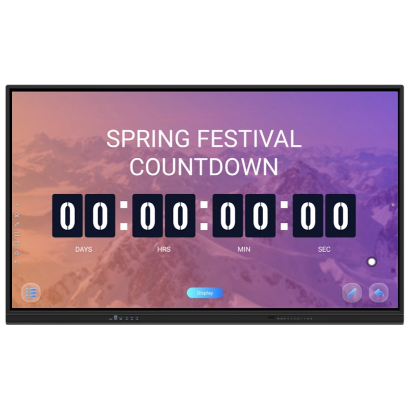 65 Inch Interactive Touch Screen Monitor Smart Boards With OPS Camera Microphone