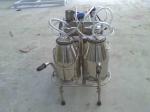 20cows/Hour Bucket Milker For Cows , 50L Portable Cow Milker