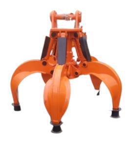 Quality Q345B Mechanical Orange Peel Grab , Digger Grab Bucket For 10 Ton Excavator wholesale