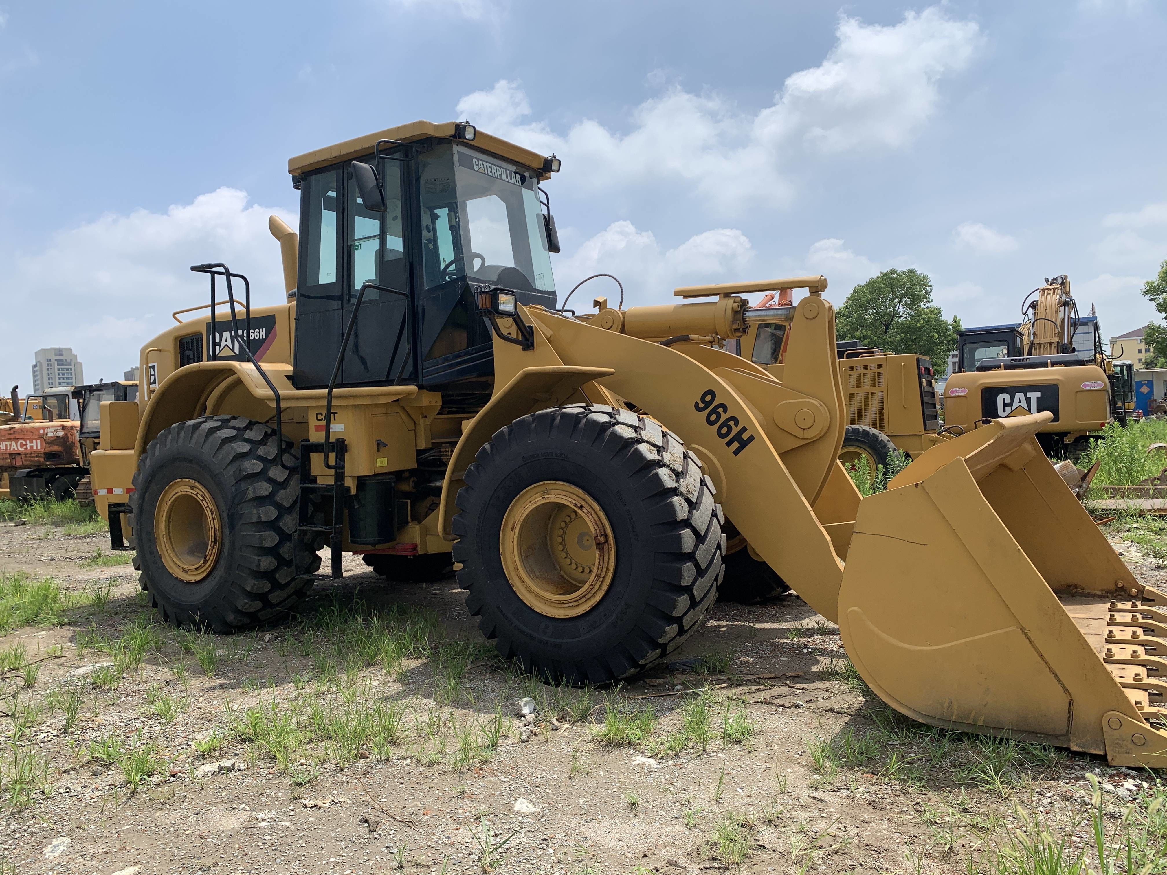 Low noise 966H Used CAT Wheel Loader High Efficiency With CAT Engine