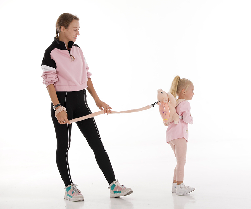 2-5 Years Old Baby Plush Toy With Anti-Lost Safety Harness Leash Long Battery Life