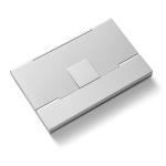 Silver Anodizing 95*60mm Aluminum Rfid Credit Card Holder for 4~8cards