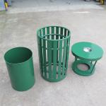 ISO18000 Certificate Modern 20gal Street Steel Outdoor Trash Can