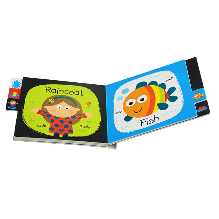 Oem Cut Out Board Book 157Gsm Art Paper Hot Foil Stamping Cover Finishing
