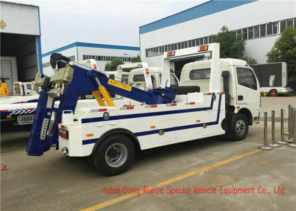 DFAC 4x2 5 Ton Light Duty Integrated Recovery Tow Truck Wrecker Euro III