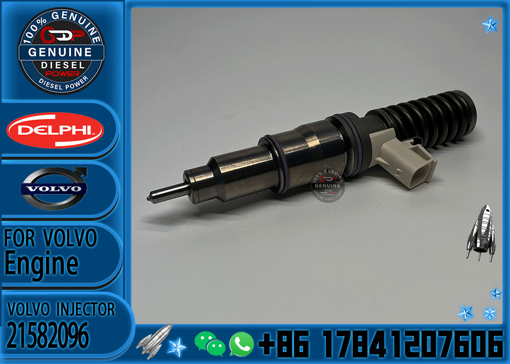 For Volvo FH12 FM12 D12D diesel injector common rail injector 20430583 21582096 20430583 BEBE4C00001