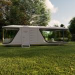 Low Cost Space Cabin With Blcony Prefabricated Movable Cabin Space Cabin