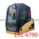 CATERPILLAR Excavator Window Replacement 151-6790 Left Door Rear Position NO.4