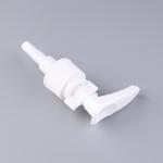 white color smooth left right opening cosmetic lotion pump sprayer head