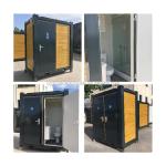 Modern Outdoor Mobile Toilet Cabin with Shower Galvanized Steel Bending and