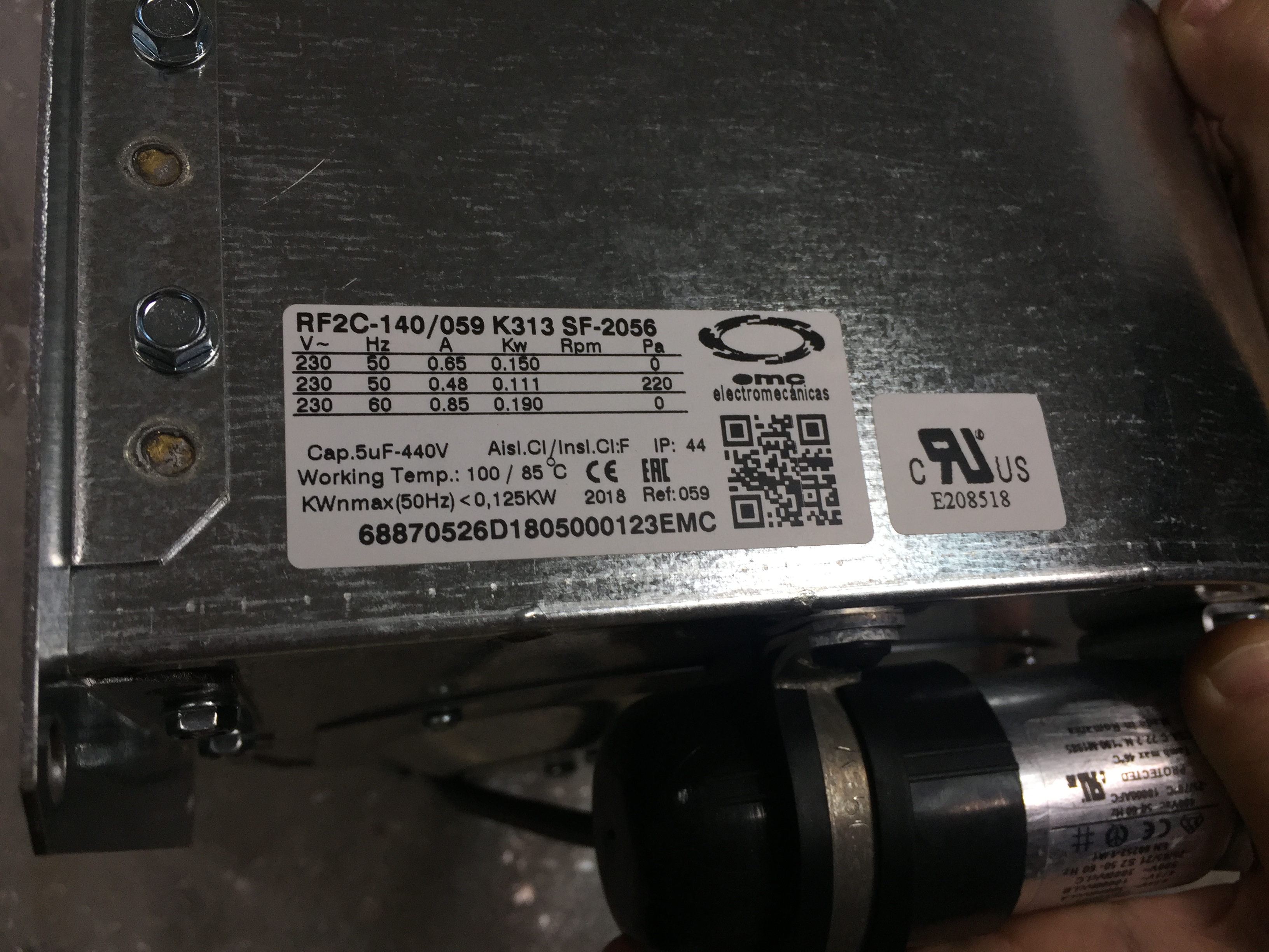 EBMPAPST Cooling FAN, RF2C-140/059 K313 SF-2336 for ABB ACS800 Inverter NEW ORIGINAL