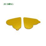 Grey Paper Recyclable Heart Shaped Cake Board Gold ISO9001 approved