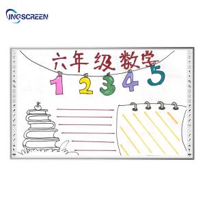 Quality Meeting Finger Touch Electronic Interactive Board 200mA Digital Blackboard For Classroom wholesale