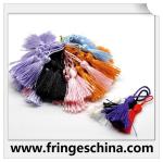 Fashion fluorescent mini tassels trimming fringe for pillow and graduation cap