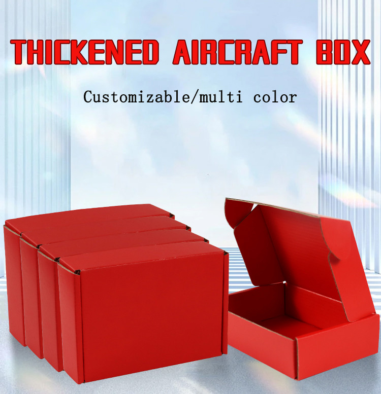 Exquisite Red Airplane Box Special Packaging Made Of High Quality Material