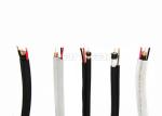 Copper Clad Aluminum Power Line Coaxial TV Cable OEM / ODM CE Approved