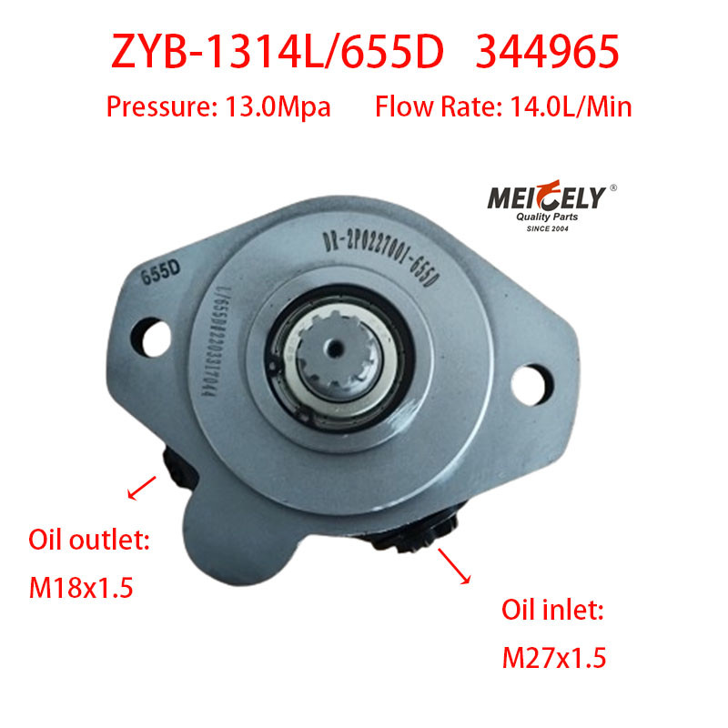 Stock 344965 Dongfeng Cummins Heavy Truck Power Steering Pumps