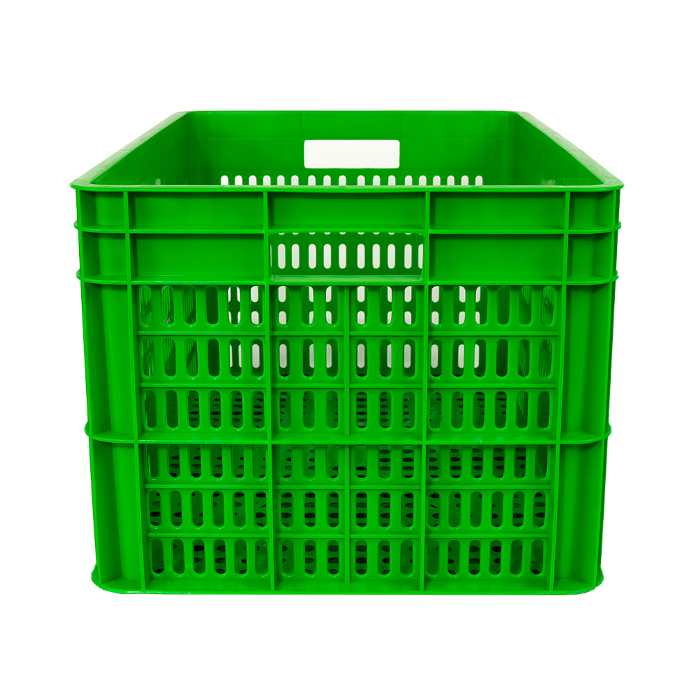 Customized Color Mesh Turnover Crate for Durable and Organized Vegetable Transportation