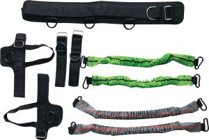 Quality Fabric Carabiner Elastic Exercise Bands TPE Rubber Band Workout Latex wholesale