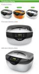 Plastic 7 Timer 40000Hz Digital Ultrasonic Cleaner