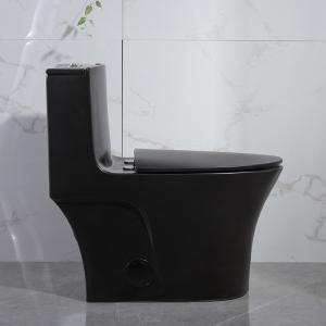 Quality 1.28 GPF 1 Piece Comfort Height Elongated Toilet Bowl Water Closet wholesale
