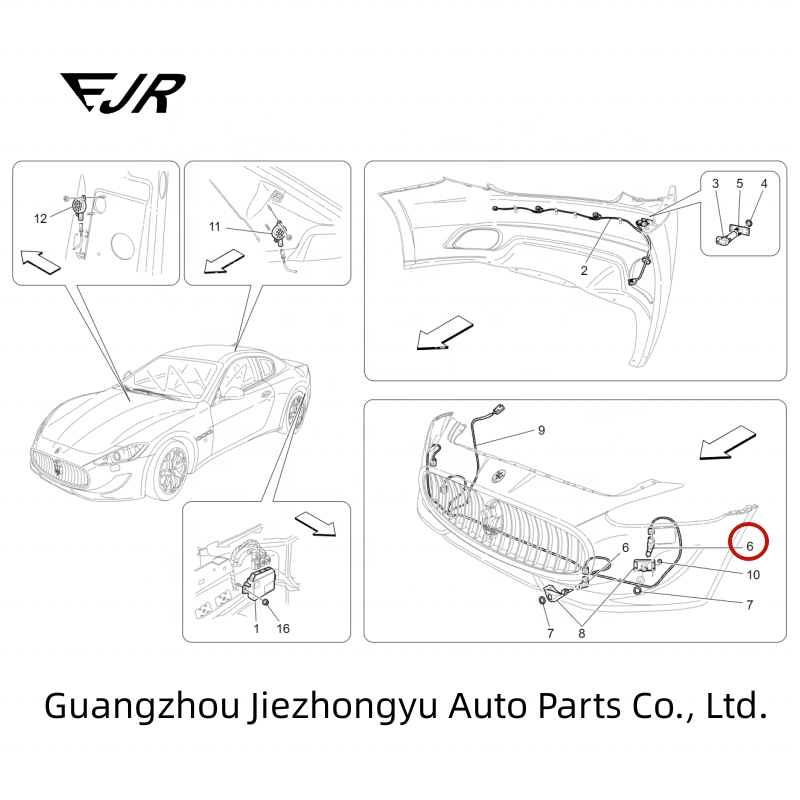 4.7 Engine Parking Sensor Ferrari 599 812 812 Gts Grancabrio Granturismo Replace/Repair