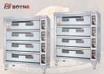 Stainless Steel Deck Oven Four Deck Twelve Tray Large Capacity