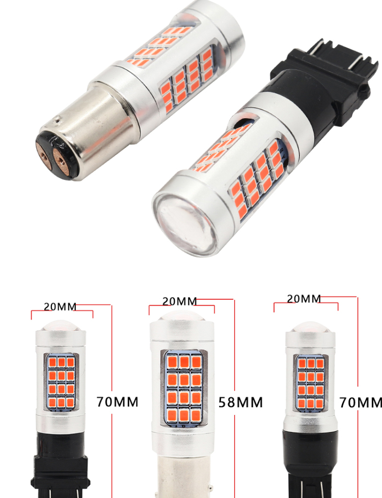 Three Times 2835 Car Turn Signal Lights Car Brake Led Turn Signal Flasher