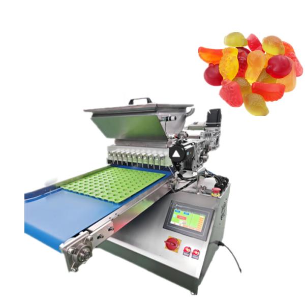 Small Business Desktop Automatic Sweet Hard Soft Candy Depositor Bear Gummy