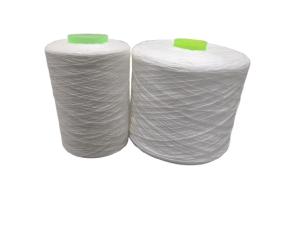 Quality Stock Lot 40/2 Spun Polyester Yarn Raw White wholesale