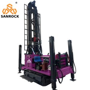 Quality Crawler Well Drilling Equipment Borehole 400m Deep Hydraulic Water Well Drilling Rig wholesale