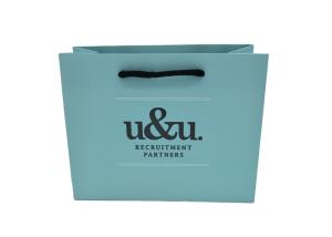 Quality Personalised Printed Matt Lamination Art Paper Gift Bags with Handles wholesale