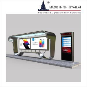 Quality Outdoor Waiting 60degrees T8 Smart Bus Shelter wholesale