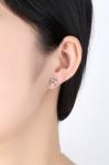 Maverick Wholesale 12 Pairs CZ crystal Windmill Earrings Fashion Hypoallergenic